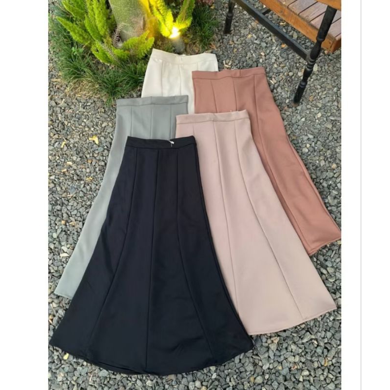 Rok Duyung Skirt Polos Import Terbaru / Rok Wanita Kekinian Mermaid Yang Lagi Viral