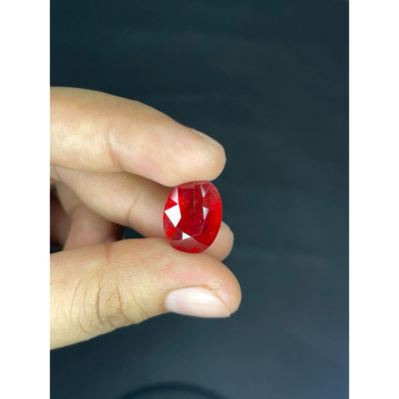 Natural Ruby songea 9.00ct Memo GRI