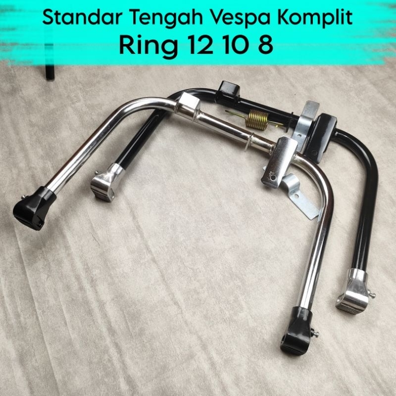 Standar Tengah Vespa Px Excel Sprint Ring 12 10 8 Komplit