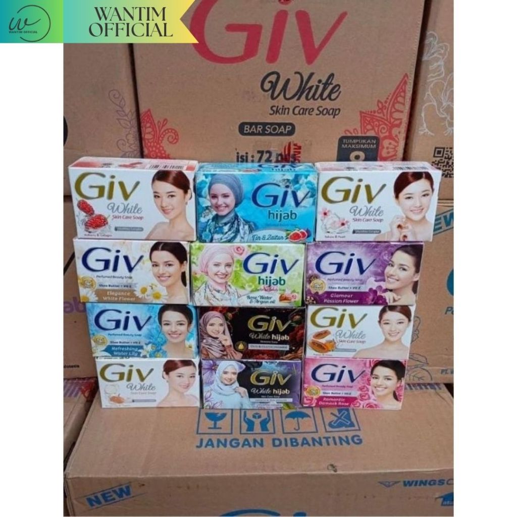 GIV SABUN BATANG 75 GR,SABUN MANDI GIV BATANG