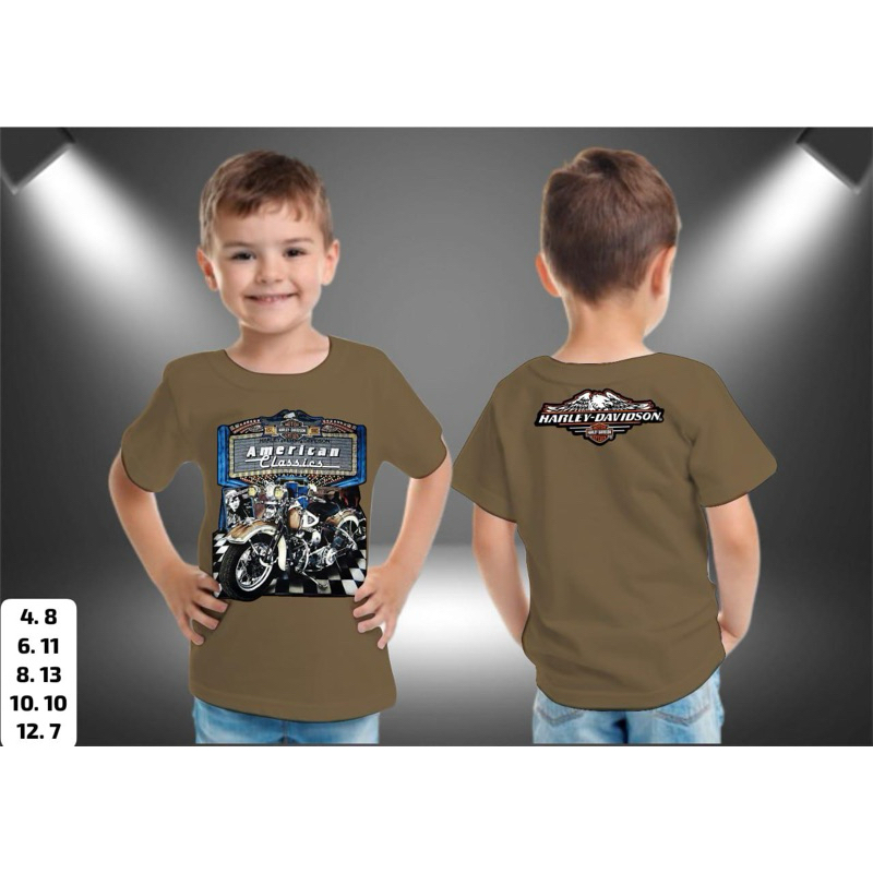 Kaos Anak Harley Davidson