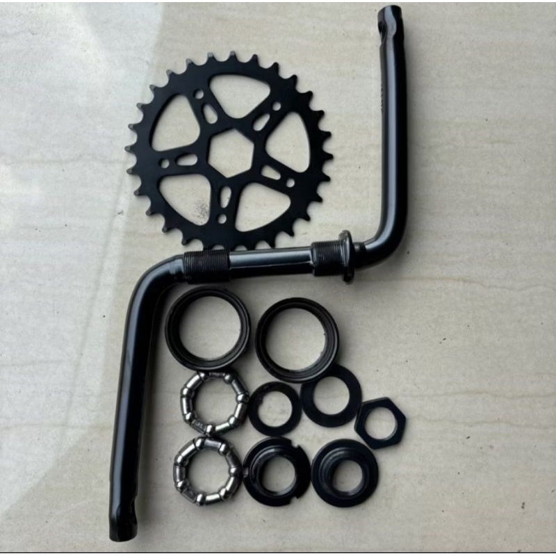 Crank Set Sepeda Bmx Anak Anak 16" dan 18 inchi