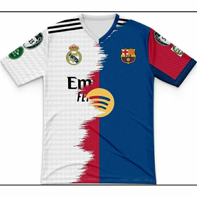 JERSEY MADRIDISTA REAL M4DRID BARCA KAPAN UCL 15 | FREE NAMA DAN NOMOR PUNGGUNG