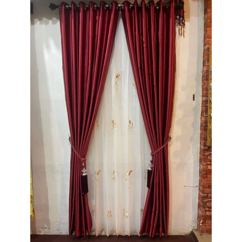 GORDEN BLACKOUT POLOS ( MERAH ) GORDEN JENDELA & PINTU