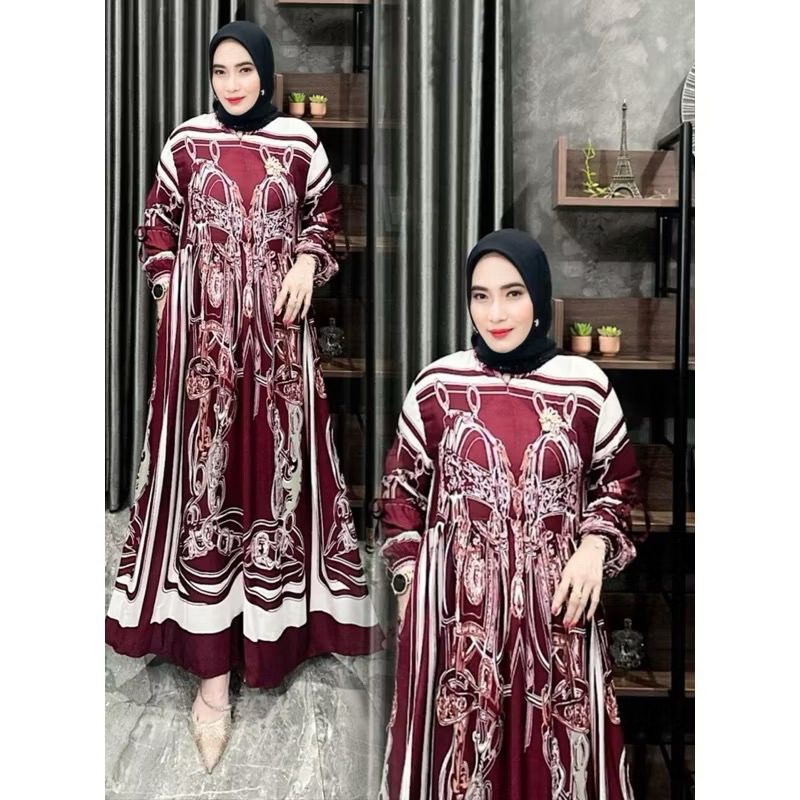 ANJANI GAMIS ZARA PREMIUM / DRESS RAYON WANITA PREMIUM