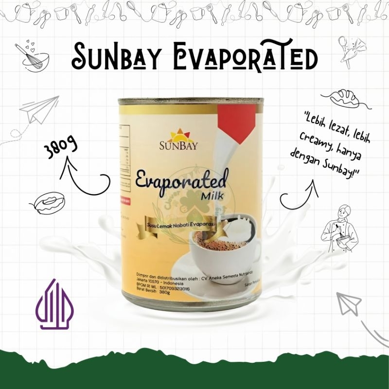 

Sunbay 380gr – Susu Evaporasi Andalan untuk Segala Menu!