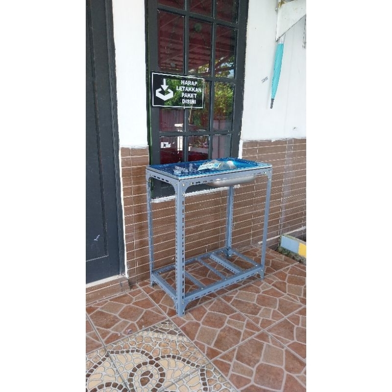 wastafel cuci piring  T80xP75xL40 + selang