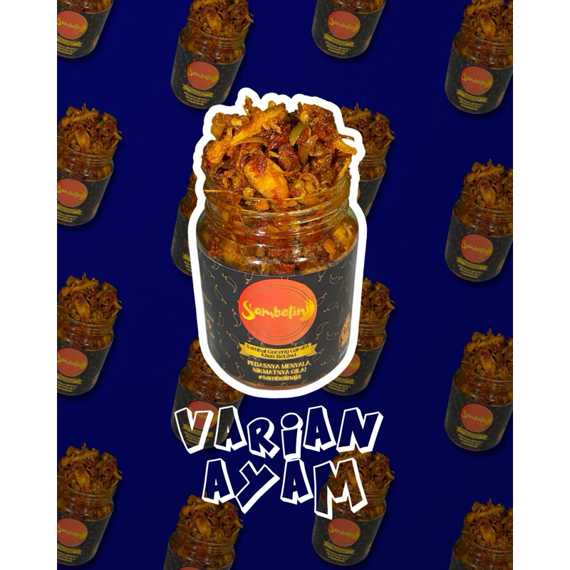 

SAMBELIN VARIAN AYAM SUWIR, PEDAS NAGIHH | 150 g