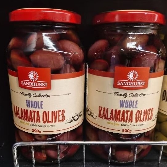 

sandhurst whole kalamata 500gr