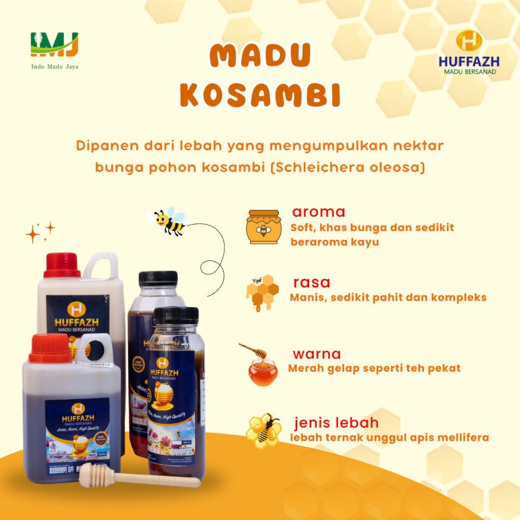 

madu asli 100% tanpa campuran Kosambi - Madu Huffazh