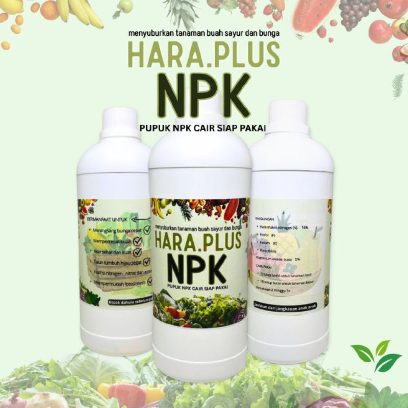 Pupuk NPK cair HARA PLUS