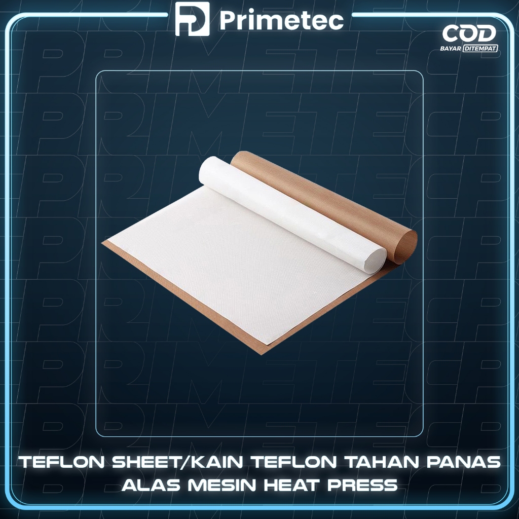 

Ag Teflon Sheet / Kain Teflon Tahan Panas Serbaguna / Alas Mesin Press
