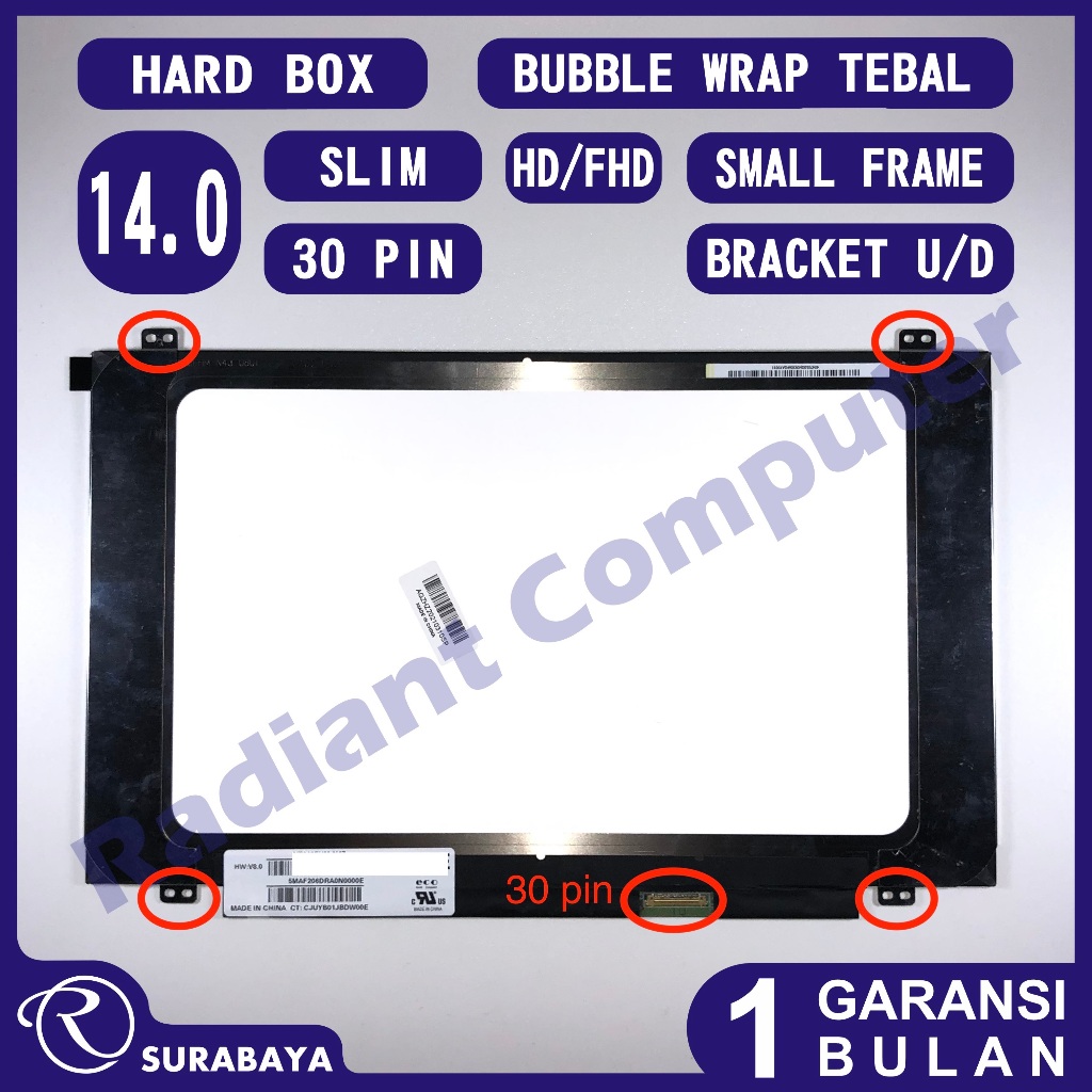 LCD LED Asus X407 X407M X407MA X407U X407UA X407UB X407UF F407 F407MA F407UA F407UF