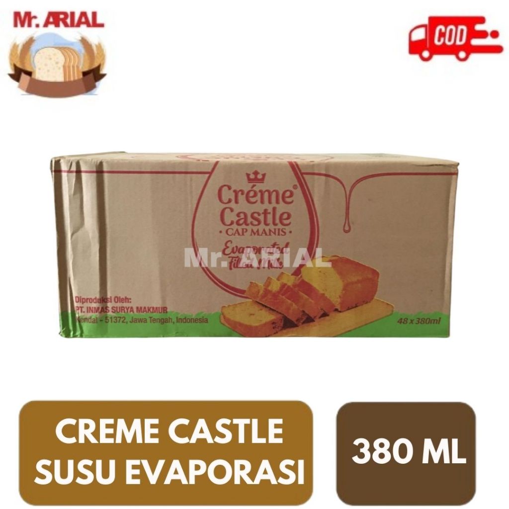 

Creme Castle Susu Evaporasi 380Ml/Susu Evaporasi 1 dus