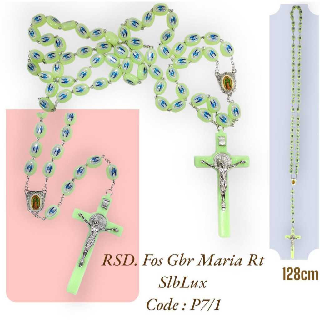 Rosario Dinding Gambar Maria Fosfor - Katolik