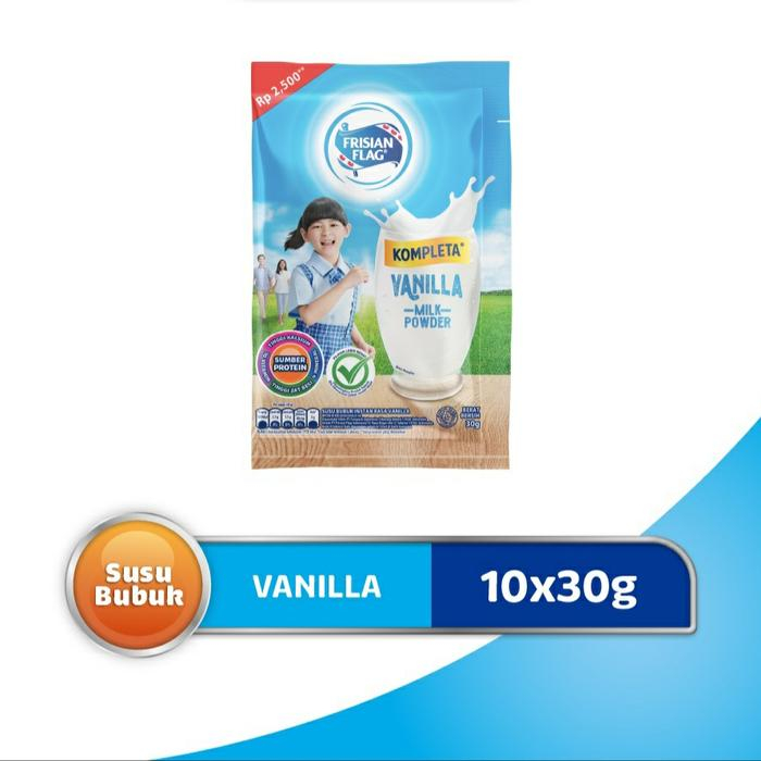 

FRISIAN FLAG SUSU BUBUK INSTANT KOMPLETA VANILLA RCG 10x30g