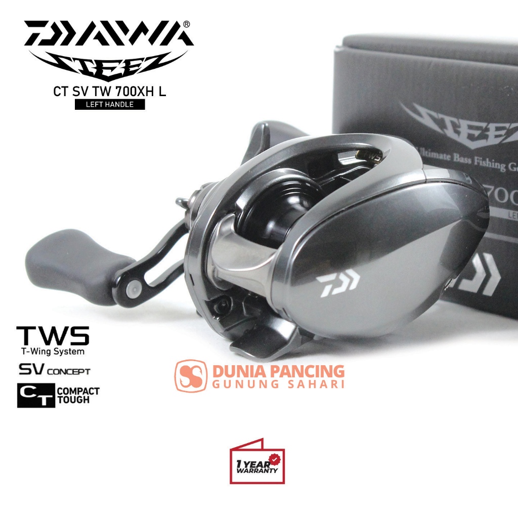 Reel Baitcasting Daiwa Steez CT SV TW 700XHL (LEFT HANDLE)