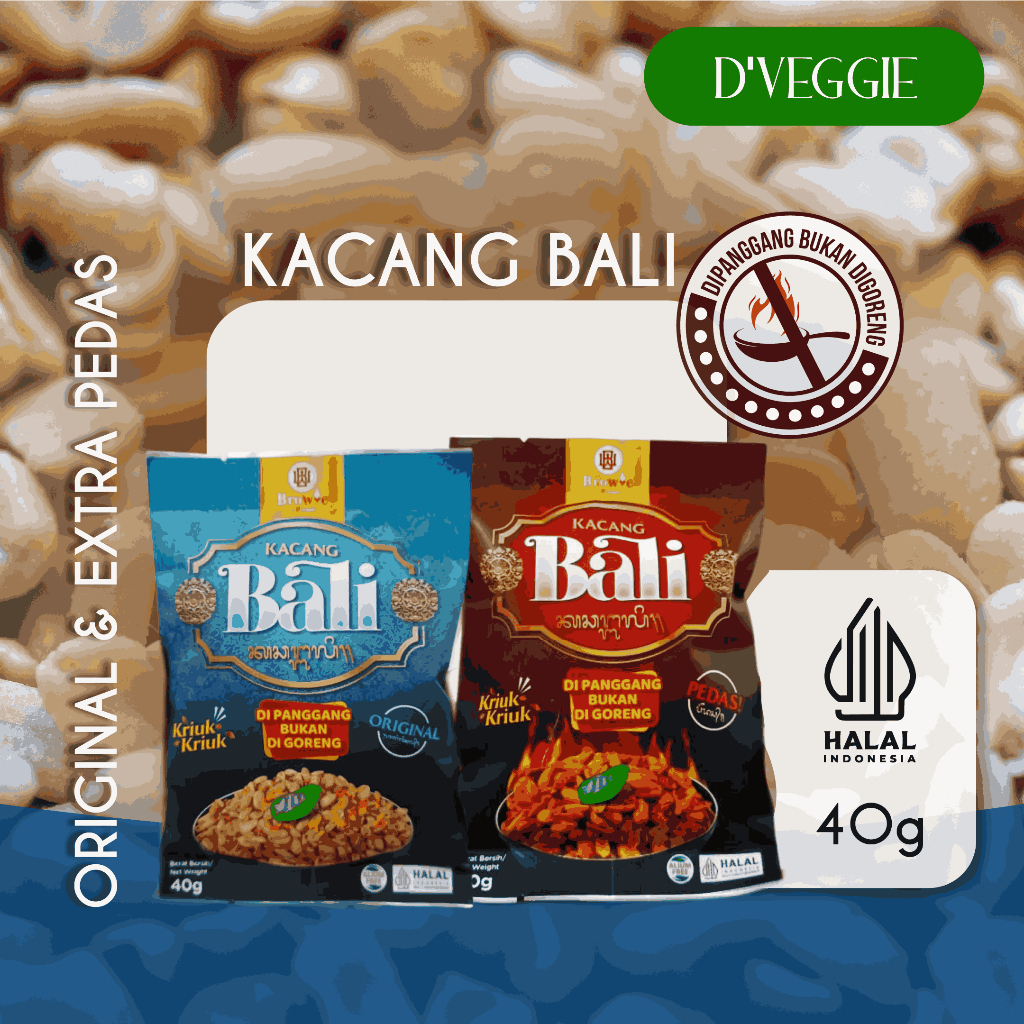 

DVEGGIE Kacang Bali 40 gram