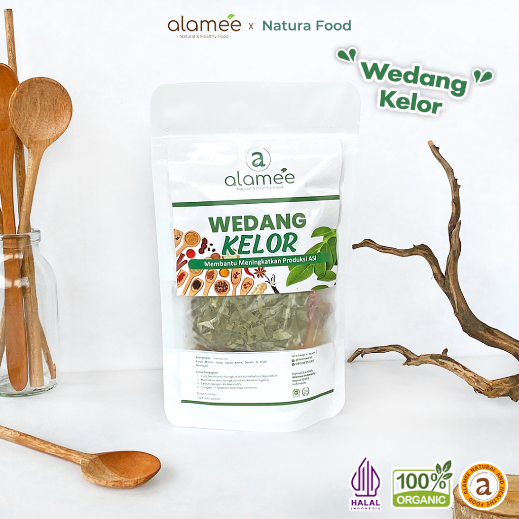 

ALAMEE Wedang Kelor Minuman Herbal Rempah Langsung Seduh Lengkap Komplit Asli Alami Organik