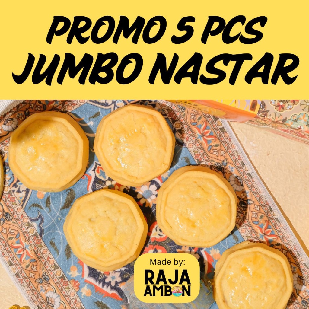 

PAKET PROMO 5pcs JUMBO NASTAR filling Fresh Honey Pineapple made by Raja Ambon