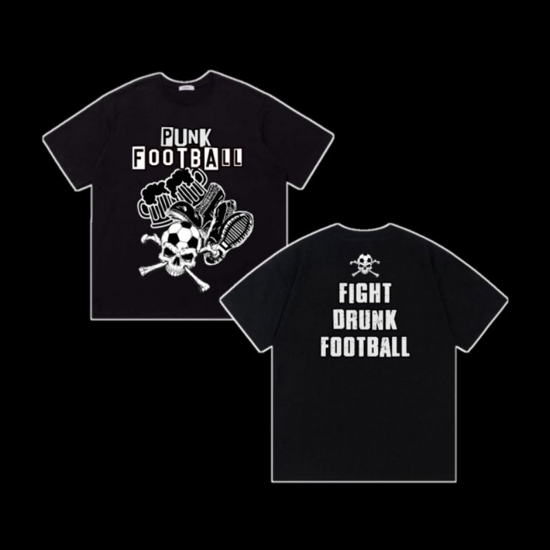 T SHIRT " PUNK FOOTBALL*