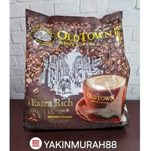

OLDTOWN White coffee EXTRA RICH 3in1 new pack
