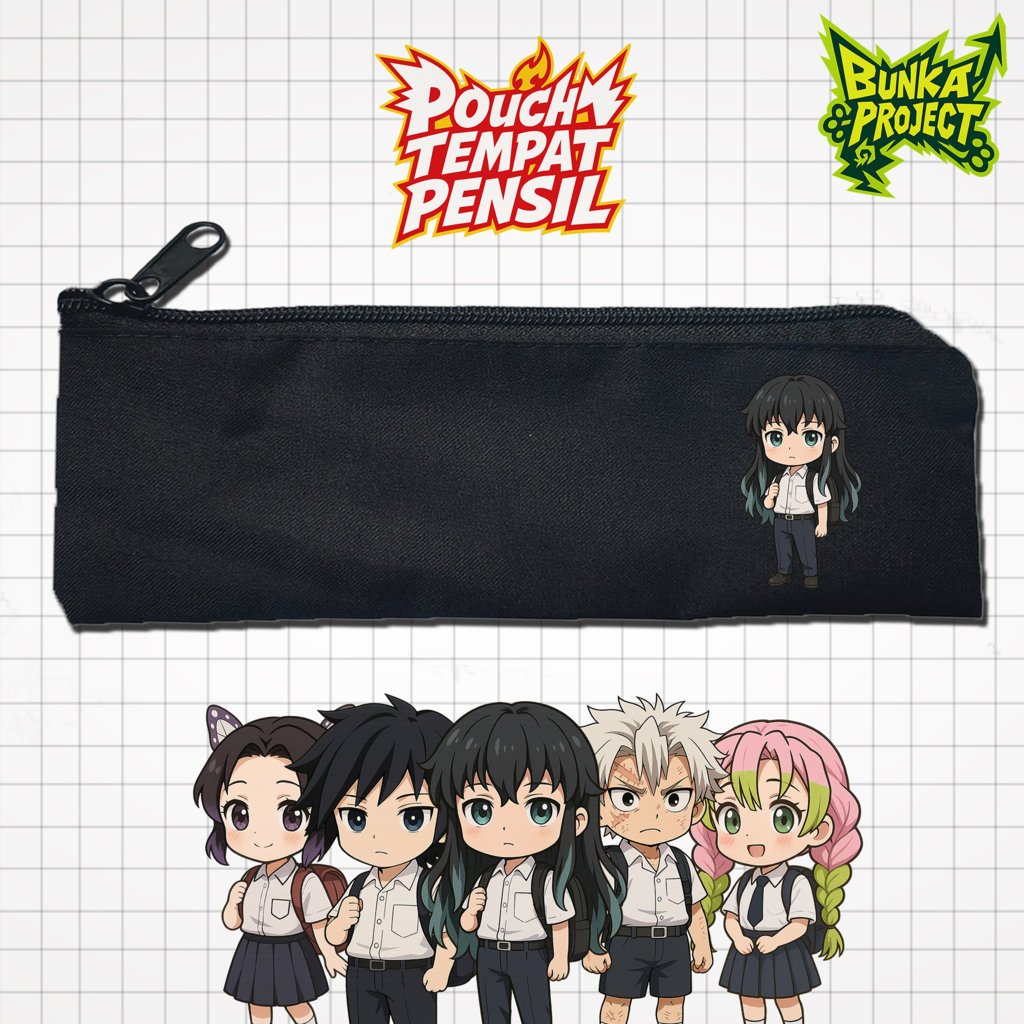 

Pouch Tempat Pensil Anime Demon Slayer Hashira Seragam SMP Murah Bahan Souvenir Pernikahan Bisa Bayar Ditempat cod Gift Anniversary Couple Hampers Kado