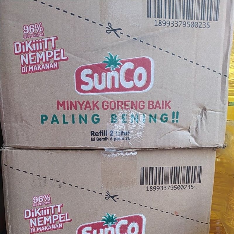 

Minyak Goreng Sunco 2 L ( 6x2L ) 1 Dus
