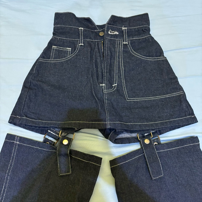 [preloved] celana, skort, dan rok jeans auctus