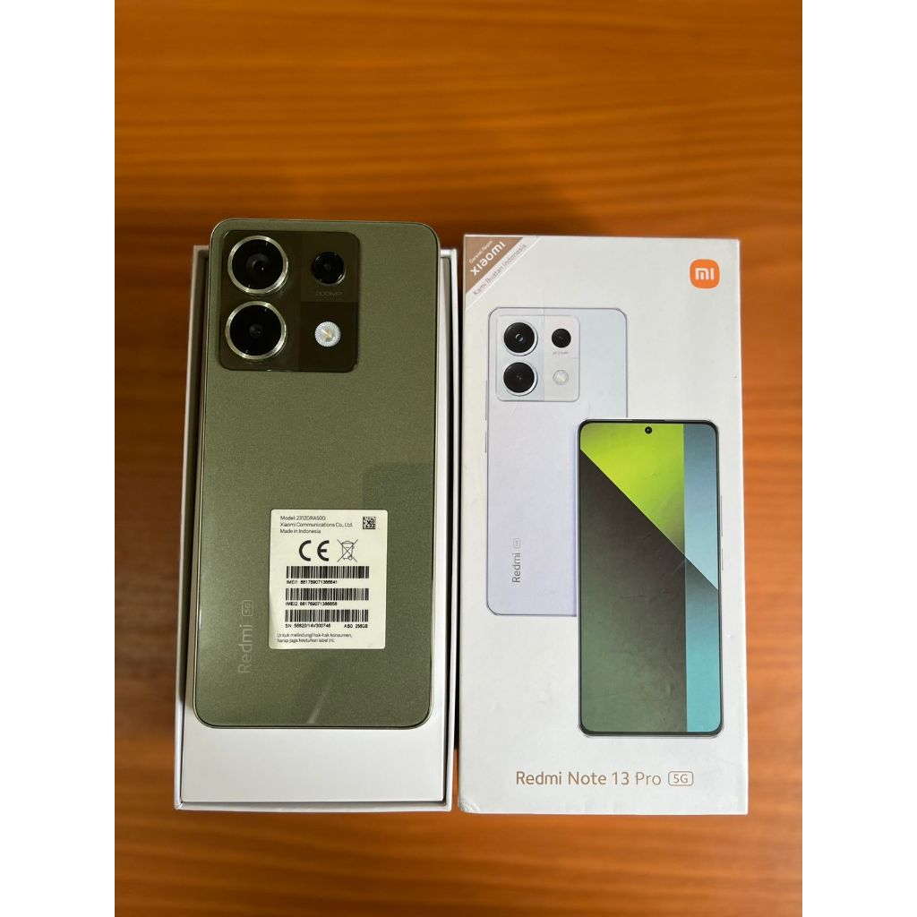 XIAOMI REDMI NOTE 13 PRO 5G 12/512 GB SECOND FULLSET GARANSI