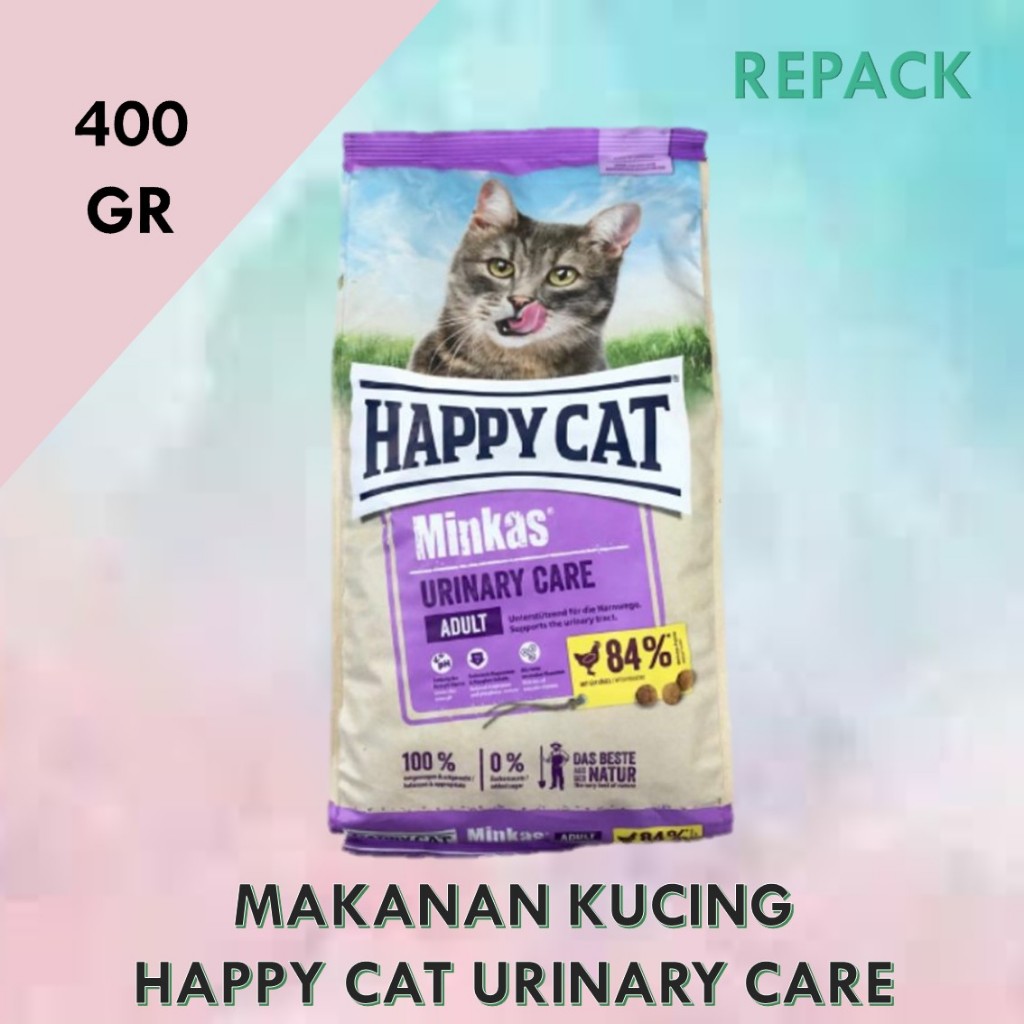 Cat food Happy cat Minkas Urinary Care Kemasan Ecer 400 gr happy cat minkas urinary care happycat