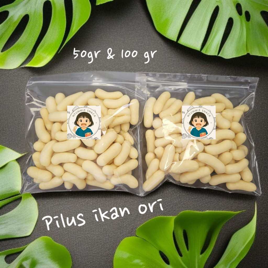 

Nyummie Snack - Pilus Ikan Ori 50 gr & 100 gr