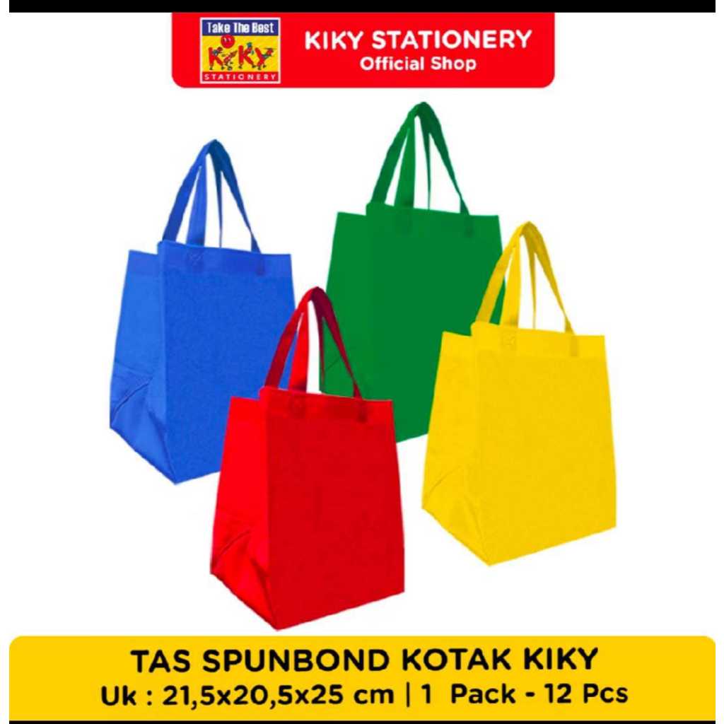 

Tas Spunbond Kiky / Tas Hajatan / isi 12/ Warna chat admin