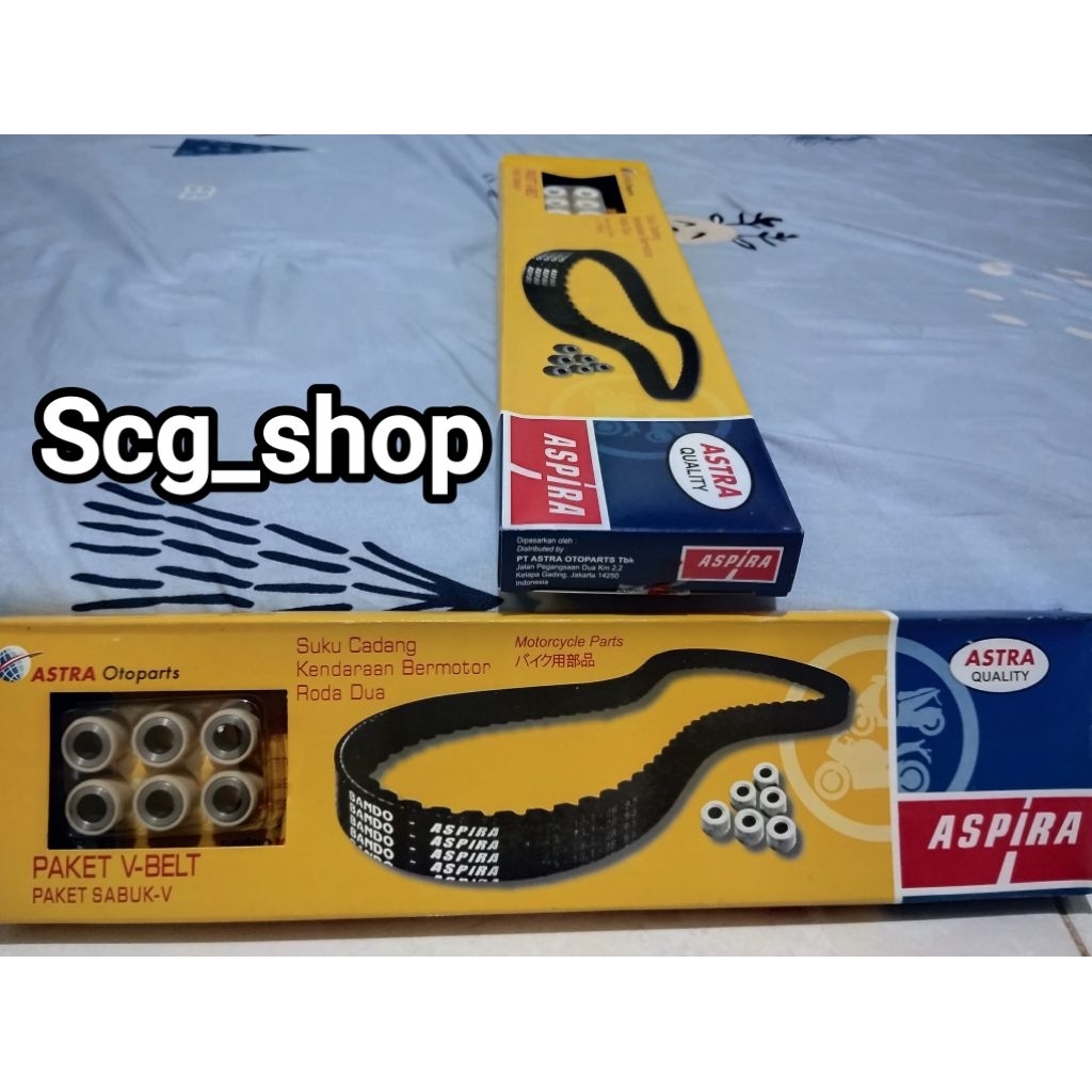PAKET V-belt + ROLLER BEAT FI, VARIO FI, SPACY FI, SCOOPY FI