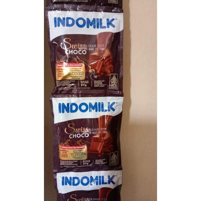 

Indomilk kental manis coklat 10 SASET 37g