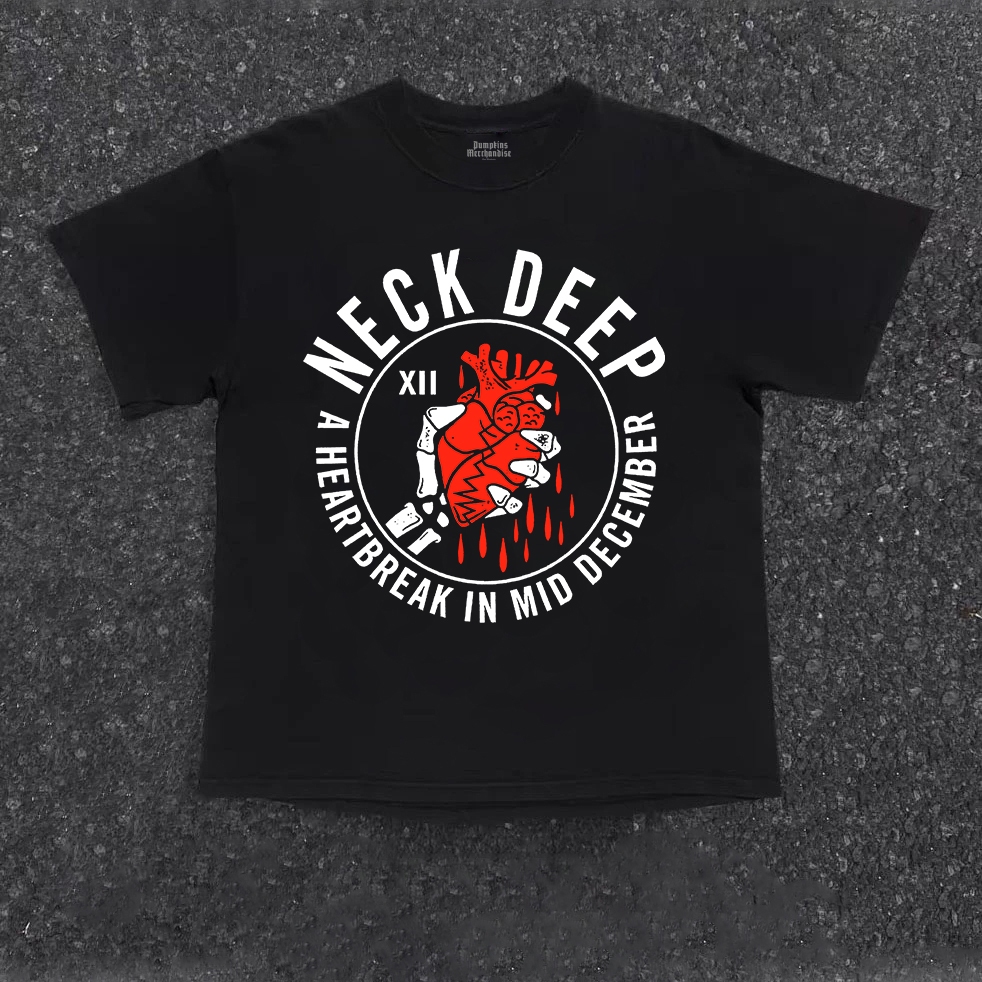 Kaos NECK DEEP Tshirt Band Merchandise Pop Punk