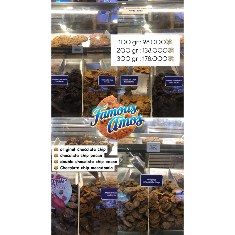 

Open PO Famous Amos Cookies (Ready 25 Juni 2025)