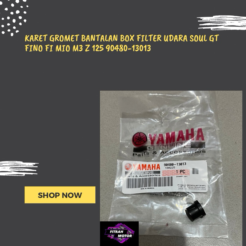 KARET GROMET BANTALAN BOX FILTER UDARA SOUL GT FINO FI MIO M3 Z 125 90480-13013