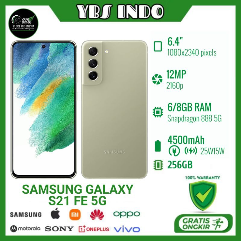 Samsung Galaxy S21 FE 256Gb SEIN - Smartphone Bekas Bergaransi