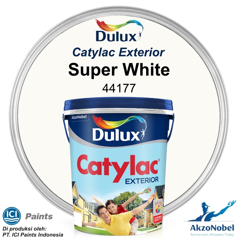 CAT DULUX CATYLAC EXTERIOR 5 KG - SUPER WHITE 44177