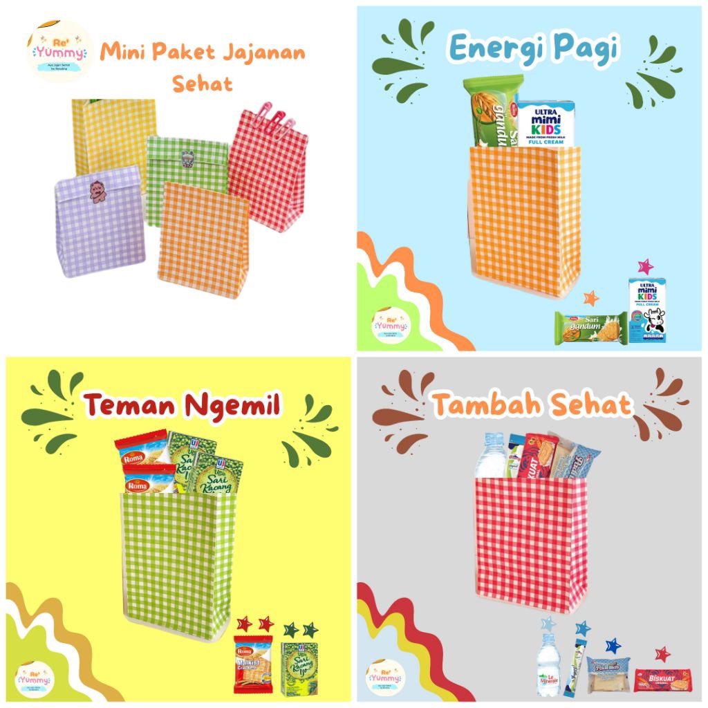 

Mini Paket Jajanan Sehat Re'Yummy