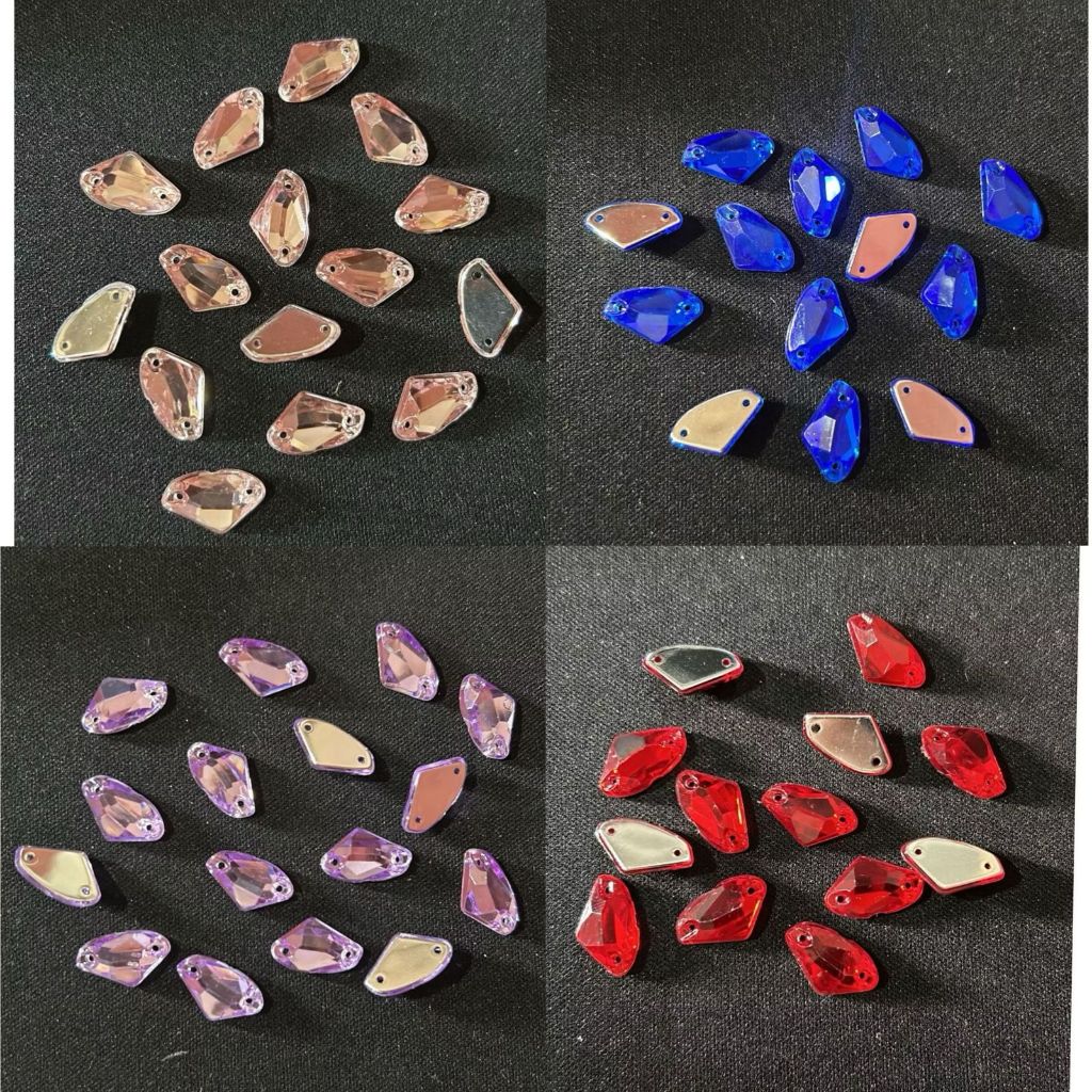 @100 PCS DIAMOND SEGITIGA TAIWAN UK 9X15||12X18 WARNA (DT97)