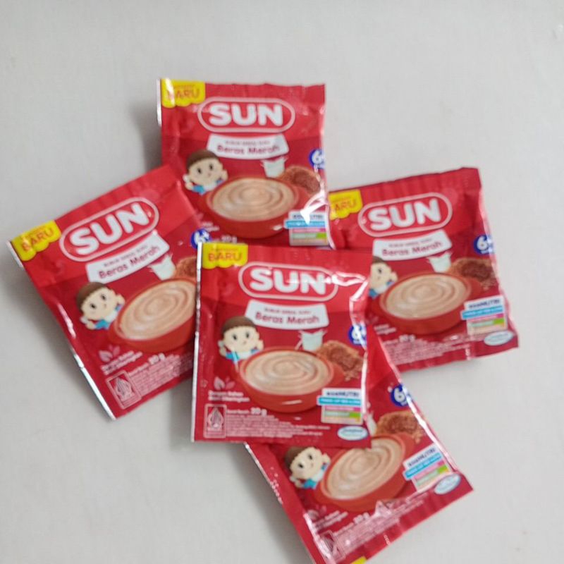 makanan bayi Bubur sereal beras merah Sun
