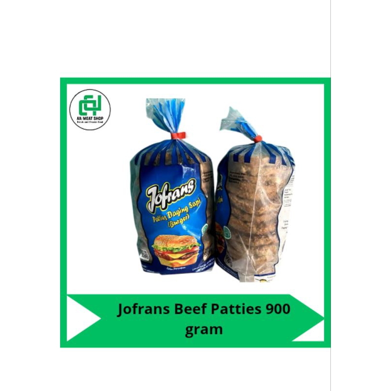 

JOFRANS BEEF PATTIES 900 gram