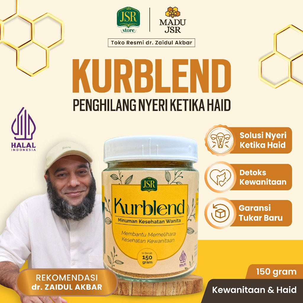 

KURBLEND JSR dr Zaidul Akbar Detoks Lemak Imunitas Tubuh - 150gram