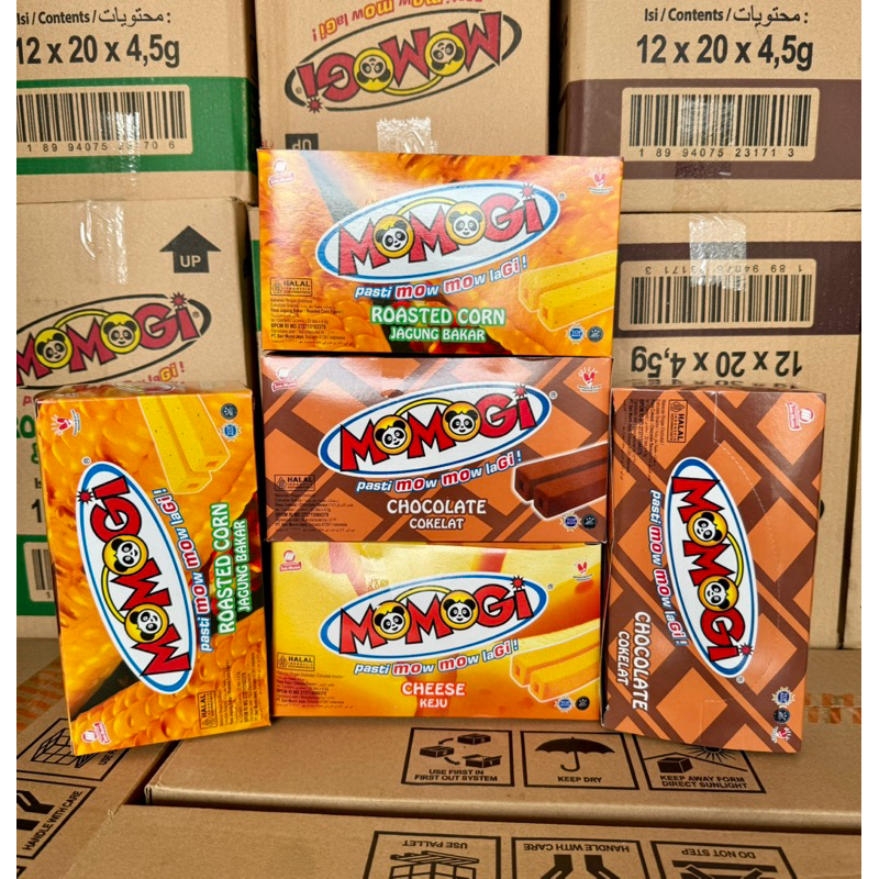 

Bakaranandia - Momogi Snack Box Coklat, Keju & Jagung Bakar 12Pcs Karton