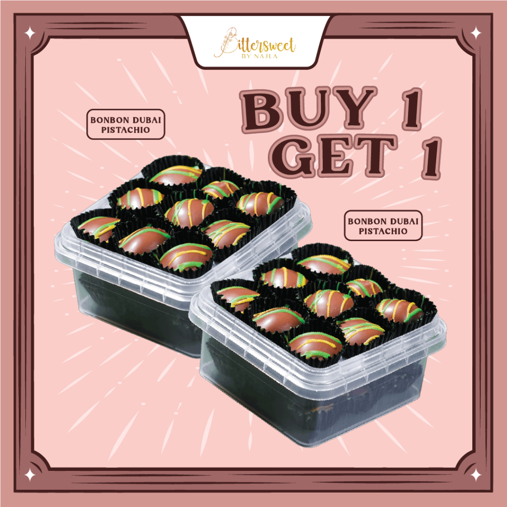 

( BUY 1 GET 1 ) Bonbon Dubai Pistachio [ Best Price ]