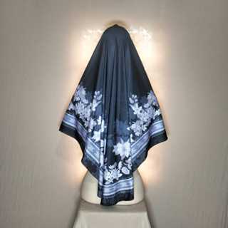 Aleeya - Hijab Jilbab Kerudung Instan Bergo Motif Bunga Printing Jersey Premium