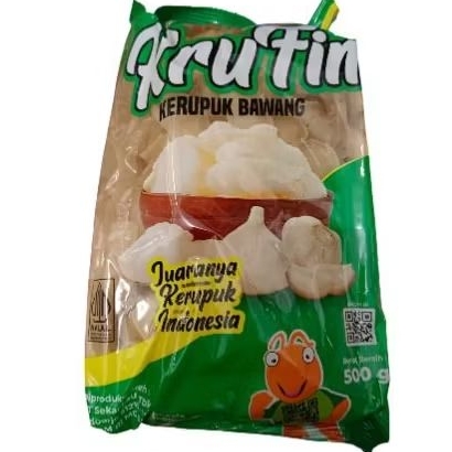 

kerupuk finna Krufin kerupuk bawang juaranya kerupuk indonesia 500gr