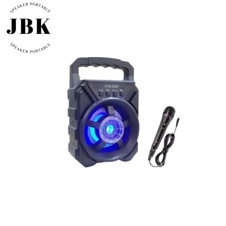 Speaker Bluetooth JBK 5009 Mini 3 inch Portable Karaoke Microphone